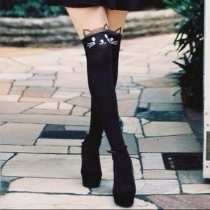 Brand New Cat Face and Tail Tights